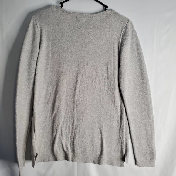 Old Navy Star Metallic Gray Crew Neck Sweater L - Picture 5 of 7